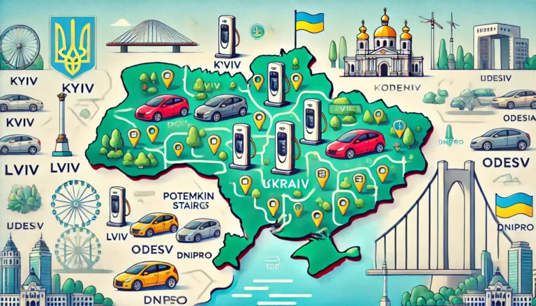 Карта зарядних станцій