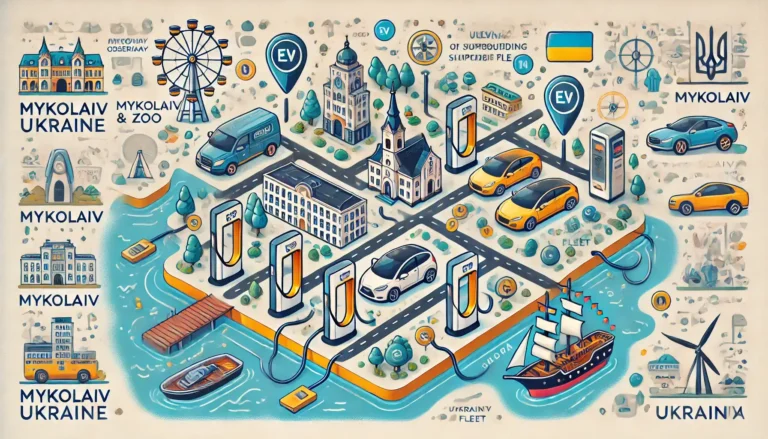 Карта зарядних станцій Миколаїв